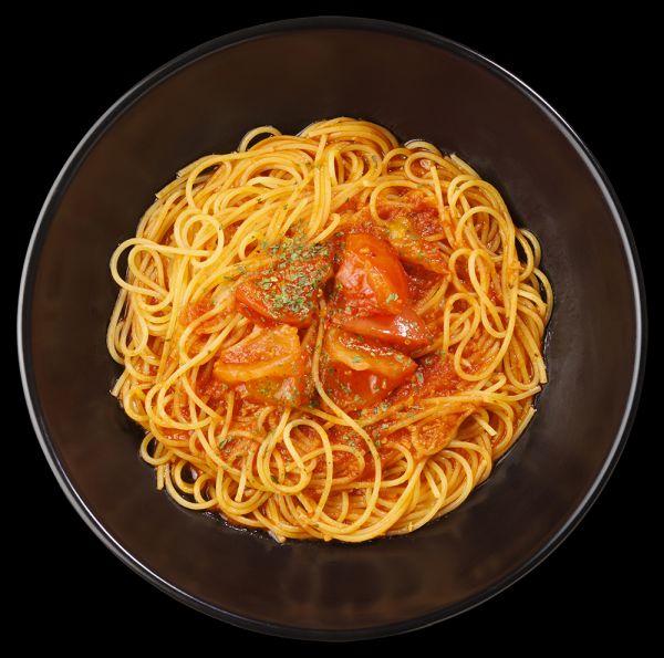 完熟トマトとにんにくのアラビアータすぱ